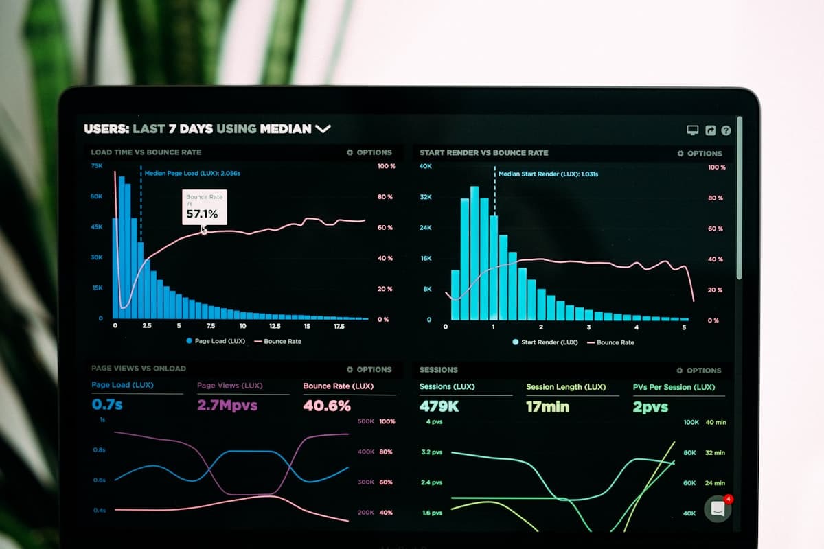 Digitalt dashboard som illustrerer valg og kontroll i teknologi